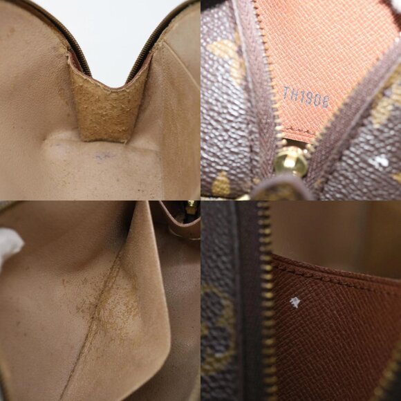 LOUIS VUITTON Monogram Trousse Demi Ronde Cosmetic Pouch M47520 LV Auth 67715 - Picture 13 of 14